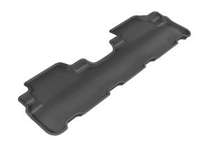 Toyota Highlander Floor Mats - Rear - 3D MAXpider - Kagu - Black - `14-`19 Toyota Highlander Floor Mats - Rear - 3D MAXpider - Kagu - Black - `14-`19